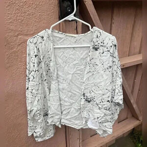 Marine Layer Marble Splatter Kimono Top One Size